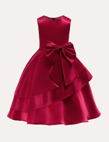 Bow Sleeveless Party Dress - Mini Taylor